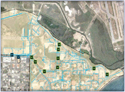 top down screenshot of interactive map of UC Santa Barbara campus