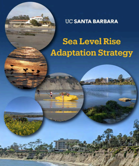 graphic depicting various ocean vistas in circular frames